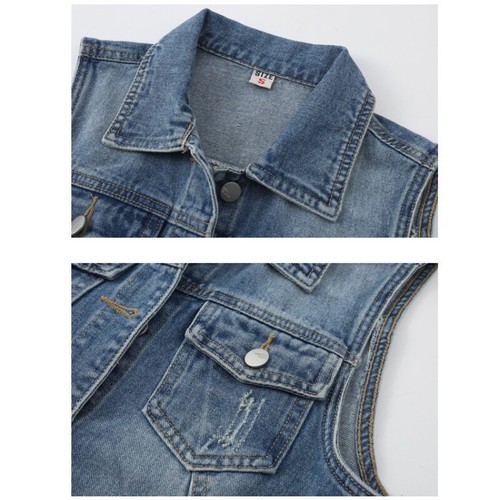 Jean femmes gilet débardeur - jean,
