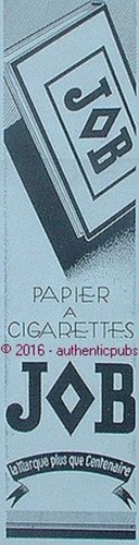 Publicite job papier - job, a