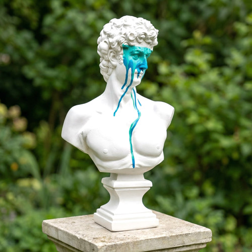 Buste statue david pastel - statue,