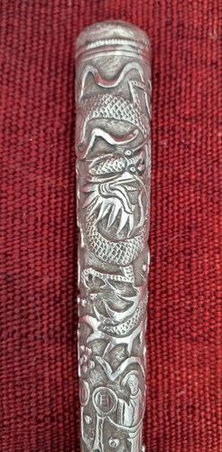 Pommeau canne argent - en,