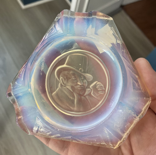 Joli cendrier verre opalescent - joli,