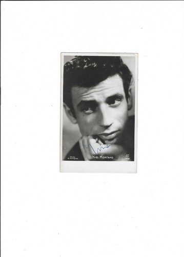 Autographe original yves - autographe,