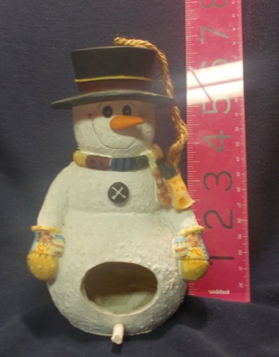 Cute snowman birdhouse - snowman, birdhouse/