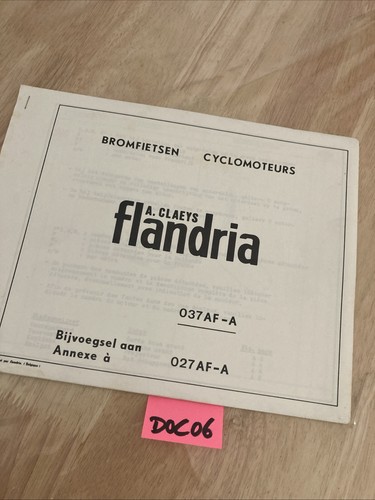 Flandria claeys supplément - claeys,