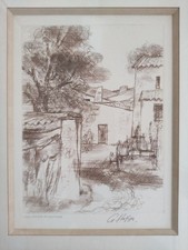 Georges huber eau forte - huber, ,