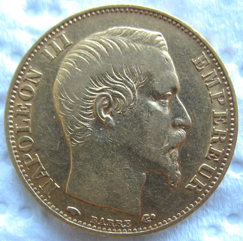 France 1859 gold - france,