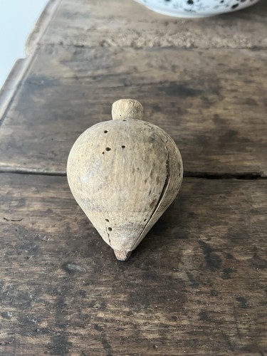 Toupie ancienne bois - ancienne, en