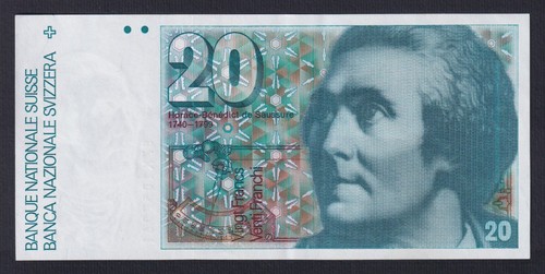 Billet suisse francs - suisse, 20