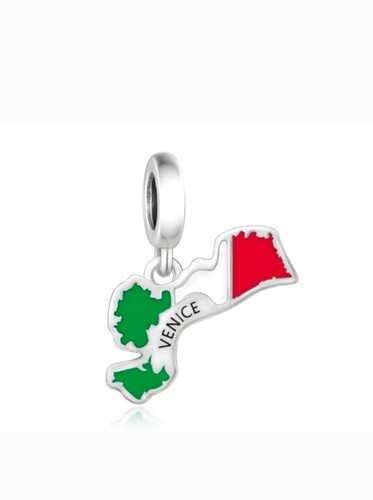 Venice italy country map - map, flag