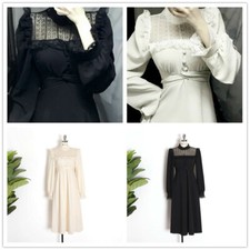 Femme robe long manches - femme,