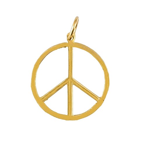 14k jaune paix - or,