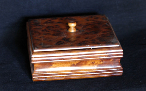 Boite bois ancienne art - en,