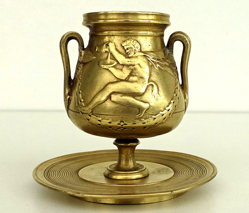 Pyrogene vase amphore bronze - pyrogene,