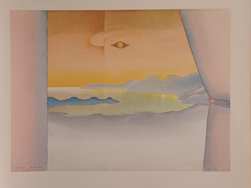 Reproduction une aquarelle - d'une,