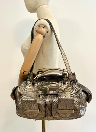 Sac chloé saskia cuir rose - sac,
