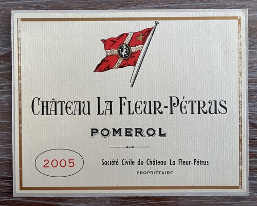étiquette château fleur - château, la