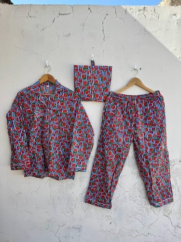 Ensemble pyjama coton - de,