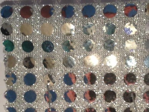 Tissu paillettes lame ronde - paillettes,
