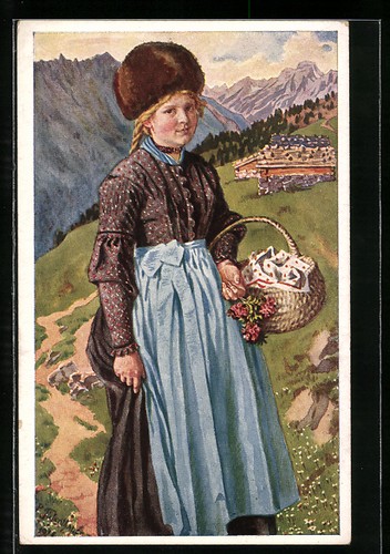 Carte postale artiste - carte, d'artiste