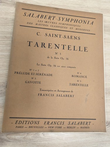 Ancien livre partitions - , violon