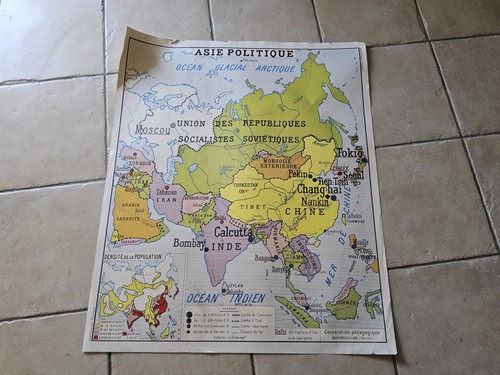 Cartes scolaire rossignol asie - cartes,