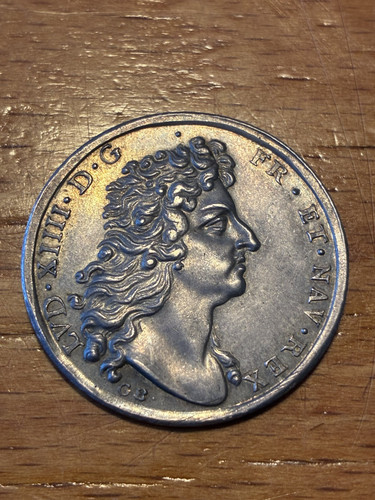 Jeton argent louis xiv roi - argent, le