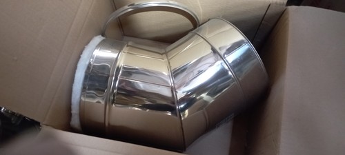 Coude isolé inox - ,