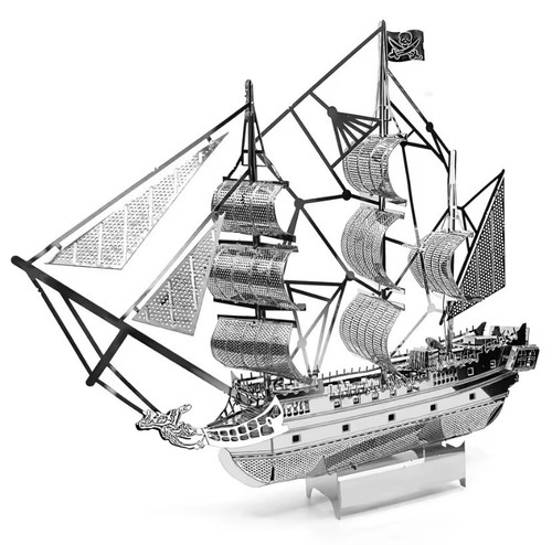 Puzzle black pearl - black,