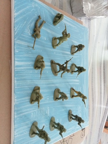 Petits soldats plastique 32 - soldats, 1/32