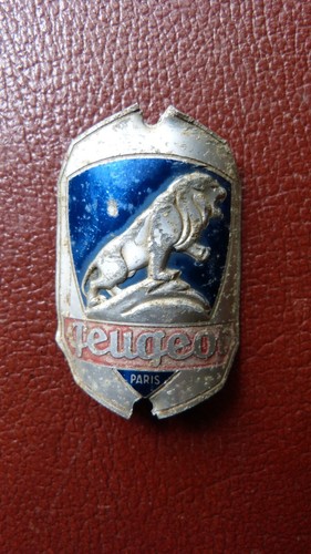 Ancienne plaque peugeot - ancienne, velo