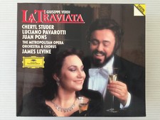 Coffret  2  CD   LA TRAVIATA   Verdi  Pavarotti  James Levine  Cheryl Studer   