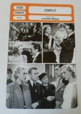 CARTE FICHE CINEMA 1938
