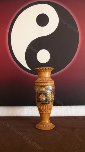 Vase vintage artisanal - vase, 80'