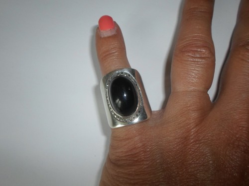Grosse bague argent massif - grosse,