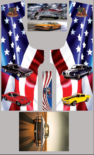 Stickers voiture americaine - stickers,