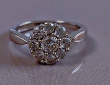 Superbe bague argent zirconium