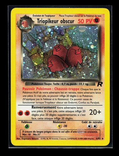 Carte pokémon triopikeur - carte,
