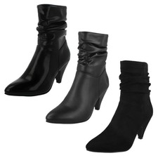 Bottes À Talons Ruchées Avec