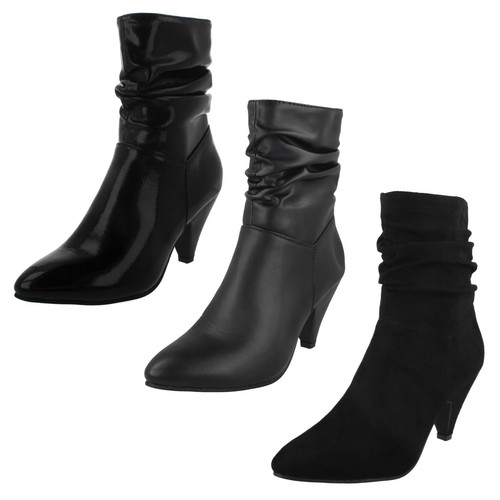Bottes talons ruchées - talons, avec