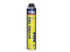 Mousse TYTAN Adhésif Pour Manteau Thermique Styro 753 A Armes à Feu ML 750