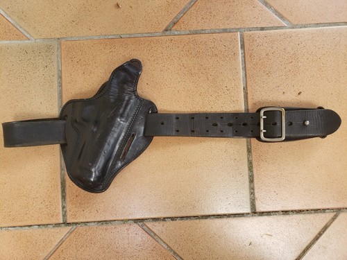 Ancien ceinturon cuir et - ceinturon,