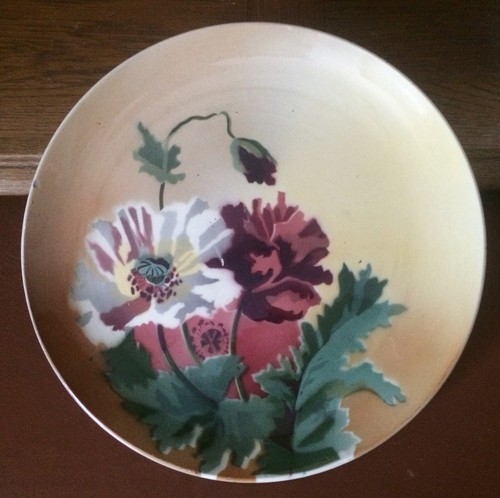 Plat decoratif terre fer - decoratif,
