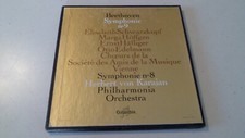 Beethoven Symphonie n° 8 et n° 9 en coffret de 2 disques vinyles 33T Columbia