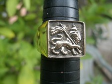 LION OF JUDAH RING size 4 to