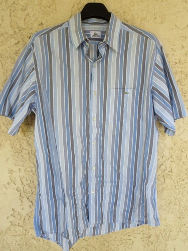 Chemise lacoste devanlay bleu - chemise,
