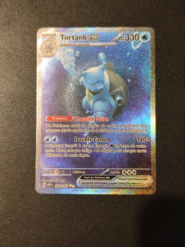 Carte pokémon tortank - pokémon, ex
