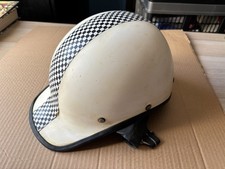 Casque Années 60/70 Fibre De Verre Très Bon État  Vespa Karting Moto Original