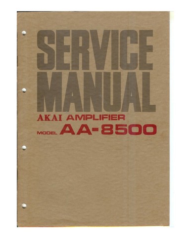 Service manuel instructions - service, d'instructions