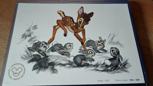 Lithographie disney - lithographie,