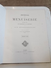 JOURNAL DE MENUISERIE ADOLPHE